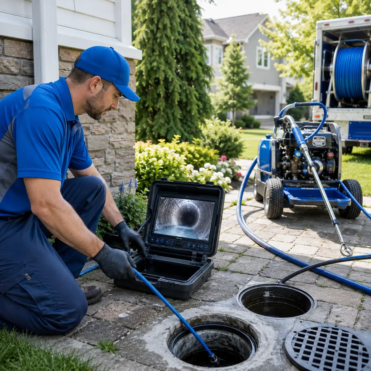 Outdoor drain cleaning professionals serving Bogota, NJ